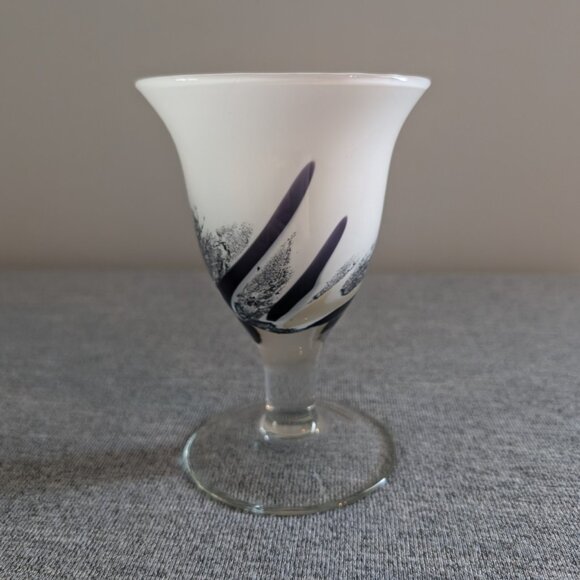 Vintage German Art Glass Wine Goblet/Chalice by Hans Jürgen Richartz - Picture 1 of 6